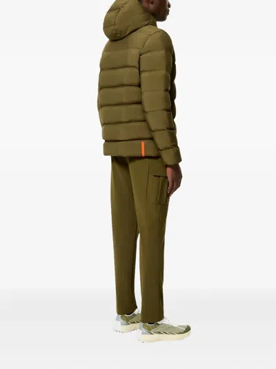 Rrd Quilted Goose Down Jacket In Green