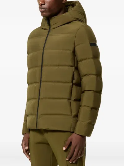 Rrd Quilted Goose Down Jacket In Green