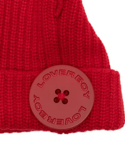 Charles Jeffrey Loverboy Box Beanie Hat In Red