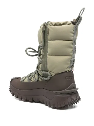 Moncler Lace-up Boots In Multi