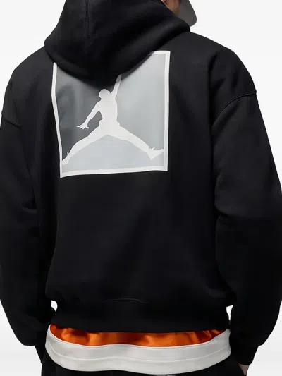 Jordan Logo-print Hoodie In Black