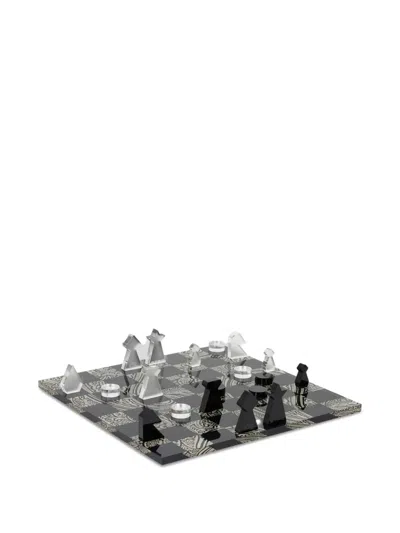 Etro Home Chess Board Set (30cm X 30cm) In Black
