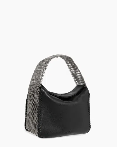 Aimee Kestenberg Chain-mail Top Handle In Black