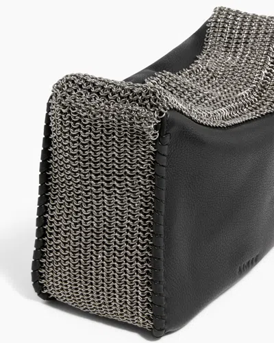 Aimee Kestenberg Chain-mail Top Handle In Black