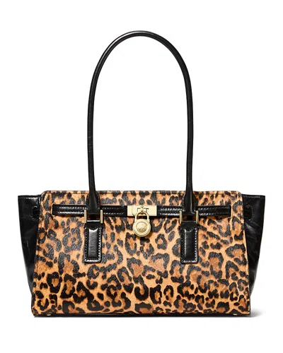 Michael Kors Sm Ew Shoulder Tote 30f5gnxt0h-706 In Animal Print