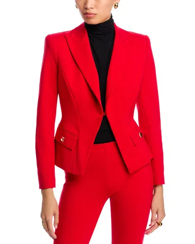 Generation Love Vidia Ponte Blazer In Red