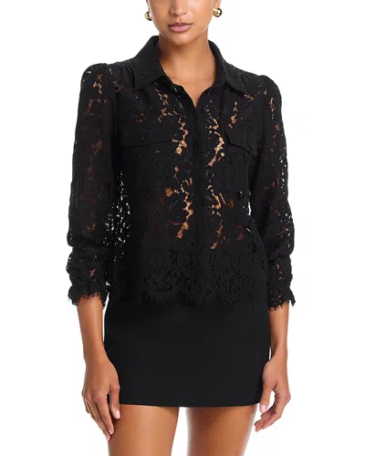 Generation Love Lina Lace Shirt In Black