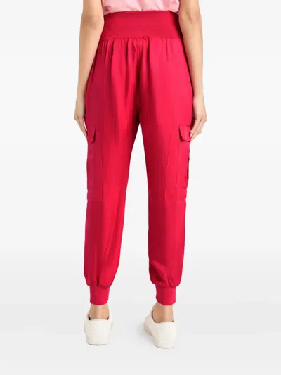 Cinq À Sept Elastic-waist Track Pant In Red