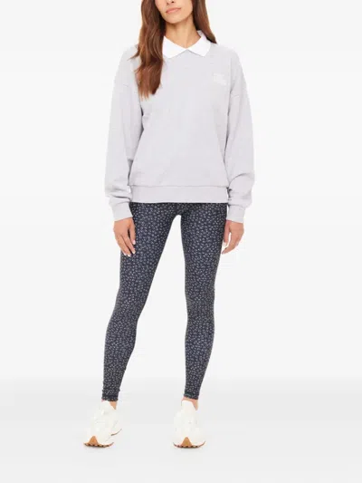 The Upside Pascal Collared Crew-neck Sweater In Gray