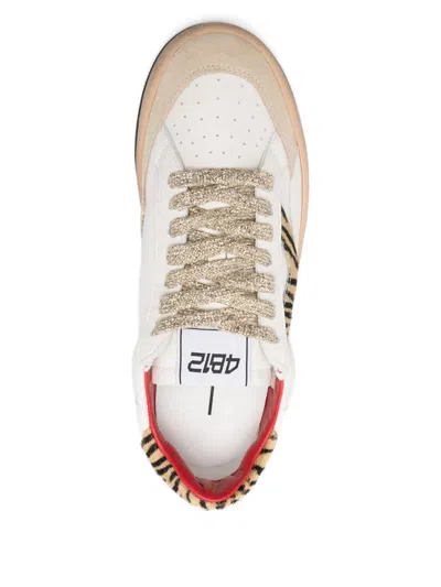 4b12 Playnew Sky Sneakers In White