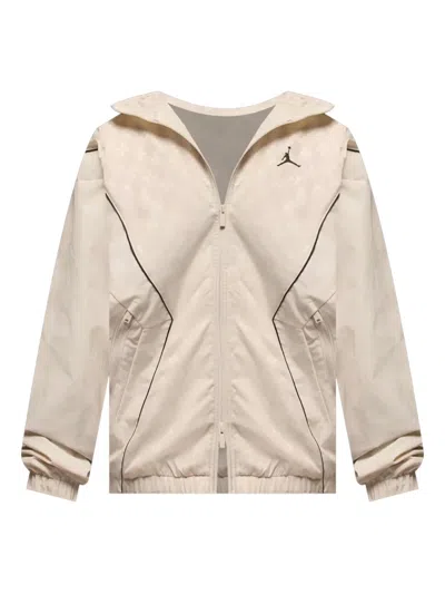 Jordan Logo-embroidered Jacket In Neutral