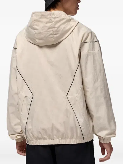 Jordan Logo-embroidered Jacket In Neutral