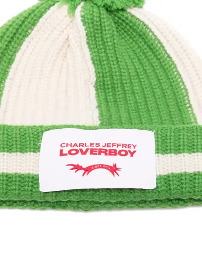 Charles Jeffrey Loverboy Pompom Beanie Hat In Multi