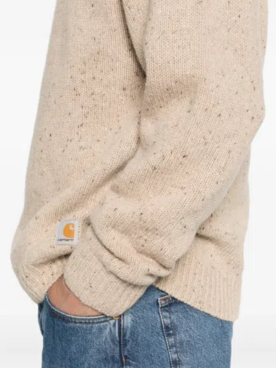 Carhartt Work In Progress Anglistic Sweater In Neutral