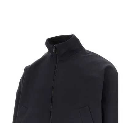 Fear Of God Black Zipped Jacket In Blue