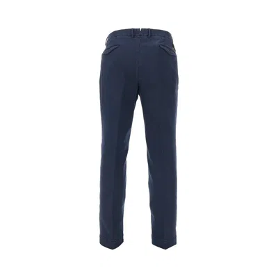 Santaniello Arechi Gabardine Trousers In Blue