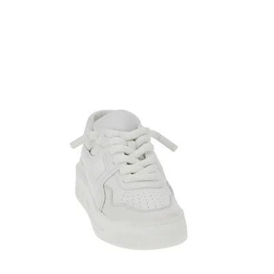 Valentino Garavani White Nappa Leather One Stud Xl Sneakers