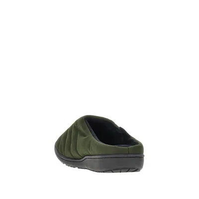 Carhartt X Subu Slipper Mit Logo-motiv In Green