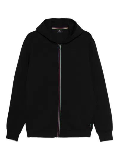Ps By Paul Smith Ps Paul Smith Zipped Hoodie In Black