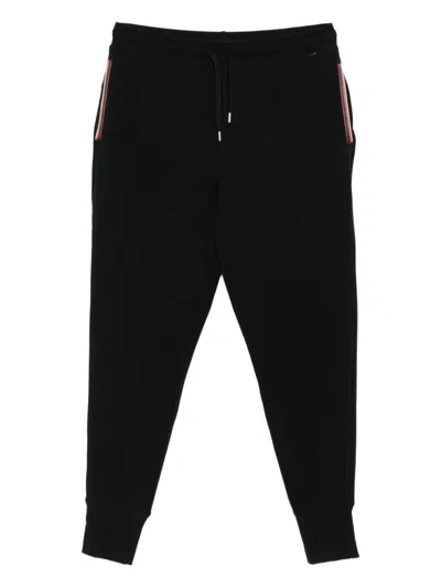 Paul Smith Relaxed Trousers With Drawstring And Pockets In Black