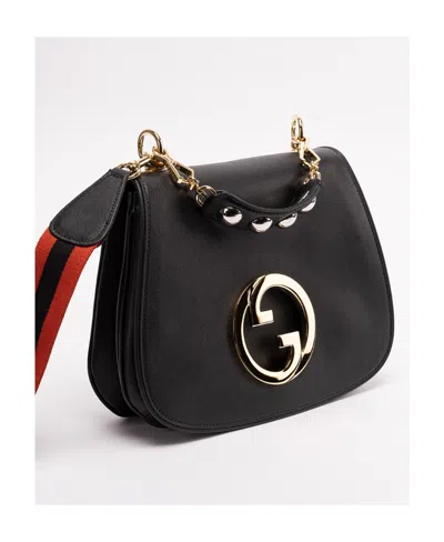 Gucci Blondie Top Handle Bag In Black