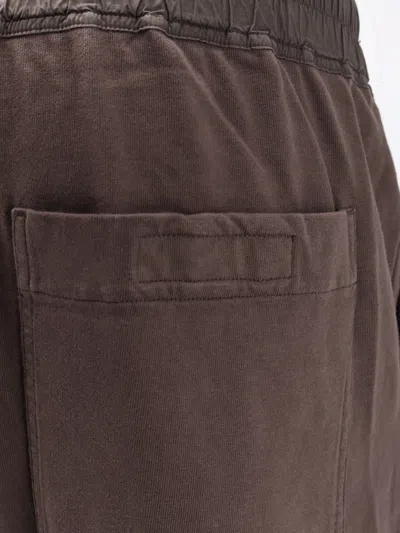 Rick Owens Drkshdw Berlin Drawstring-fastening Track Pants In Brown