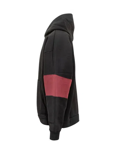 Willy Chavarria Mens Black Casa De Chavarria Relaxed-fit Cotton-jersey Hoodie In Black