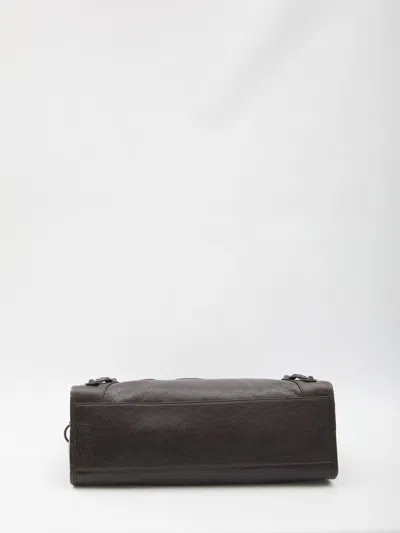 Balenciaga Women's City Medium Leather Handbag In Brown