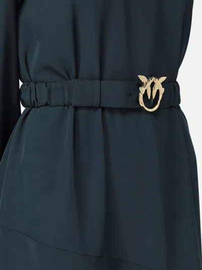 Pinko Agrodolce Abito Fluido Dress In Green