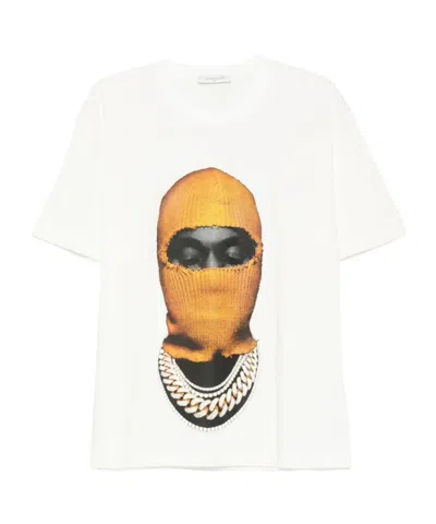 Ih Nom Uh Nit Graphic Printed Crewneck T-shirt In White