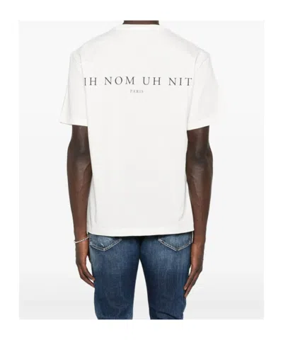 Ih Nom Uh Nit Graphic Printed Crewneck T-shirt In White