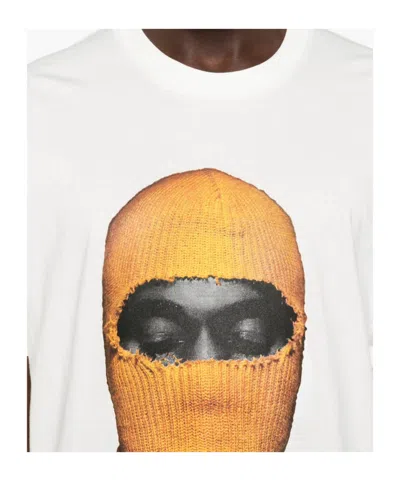 Ih Nom Uh Nit Graphic Printed Crewneck T-shirt In White