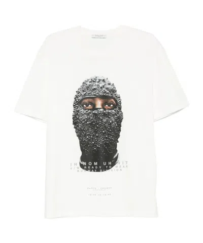 Ih Nom Uh Nit Graphic Printed Crewneck T-shirt In White