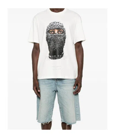 Ih Nom Uh Nit Graphic Printed Crewneck T-shirt In White