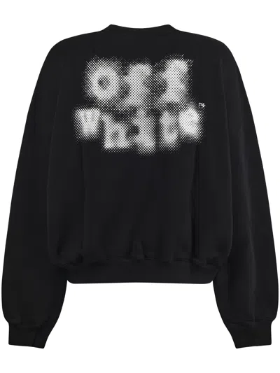 Off-white Dotted Arrow Diagonal Skate Sweatshirt In Multi