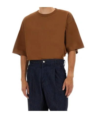 Dries Van Noten Short-sleeved T-shirt In Brown