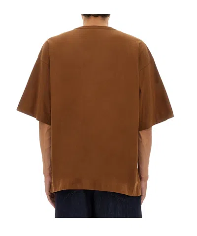 Dries Van Noten Short-sleeved T-shirt In Brown