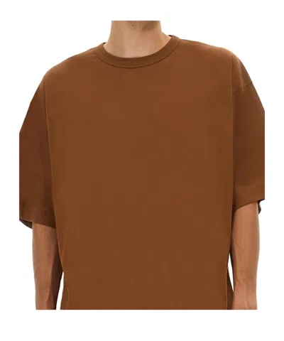 Dries Van Noten Short-sleeved T-shirt In Brown