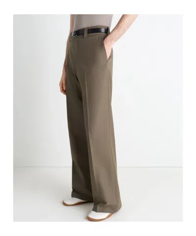 Lemaire Pleated Trousers In Gray