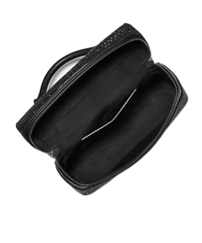 Michael Kors Jana Extra-small Embellished Suede Convertible Crossbody Bag In Blue