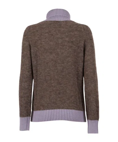 K-way Grazay Turtleneck Sweater In Brown