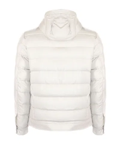 Eleventy Welt-pockets Padded Jacket In White