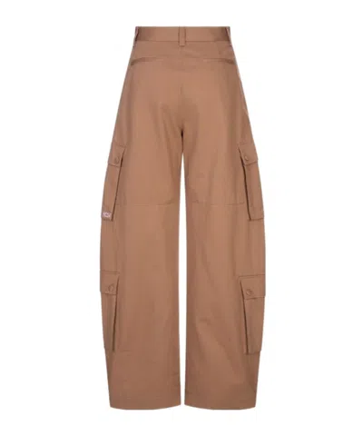 Msgm Pants  Woman Color Brown In Brown