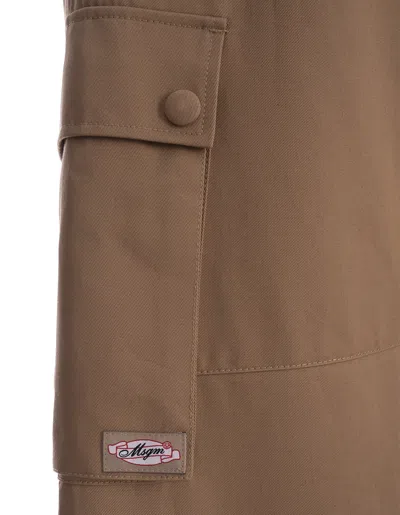 Msgm Pants  Woman Color Brown In Brown