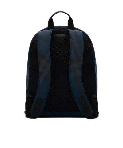 Burberry Grid Check-pattern Backpack In Multi