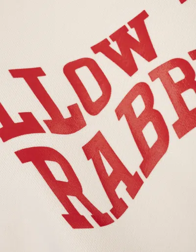 Msgm Long-sleeved Crewneck Sweatshirt In White