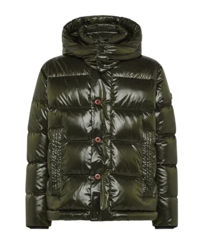 Peuterey Iridescent Down Jacket With Hood In Black