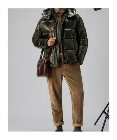 Peuterey Iridescent Down Jacket With Hood In Black