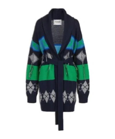 Iceberg Geometric Pattern Sweater In Multi
