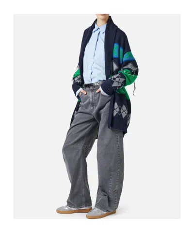 Iceberg Geometric Pattern Sweater In Multi